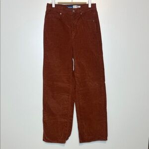 Old Navy sky-high wide leg corduroy pants 4